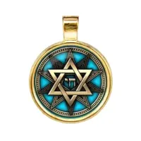 Амулет Звезда Давида ALE279