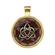 Амулет Трикветр и сердце ALE281