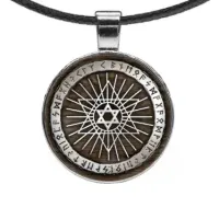 Амулет Звезда Давида ALE470