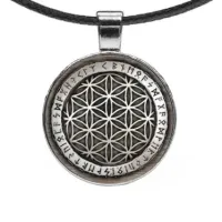 Амулет Цветок жизни ALE487