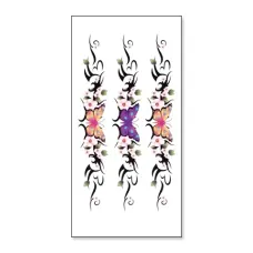 Набор временных татуировок Бабочка, 21х10см TTQC-622