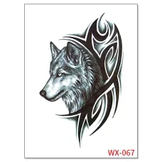 Временная татуировка Волк, 21х15см TTWX-067