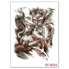 Временная татуировка Дракон, 21х15см TTSY-B016