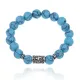Браслет с руной Соулу и синт.камнем Бирюза BSRM-01-05