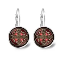 Серьги металлические, Иисус Победитель C1002038