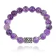 Браслет с руной Дагаз и нат.камнем Аметист BSRM-03-03