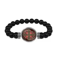 Браслет из чёрного агата, Иисус Победитель C1002056