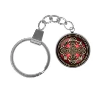 Брелок, нержавеющая сталь, с кольцом для ключей, Иисус Победитель C1002061