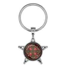 Звезда-брелок, металл, Иисус Победитель C1002065