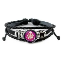 Кожаный браслет, Крест Виноградная лоза C1003012