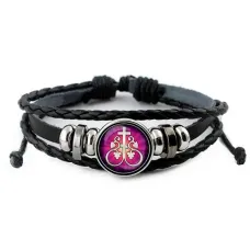 Кожаный браслет, Крест Виноградная лоза C1003012