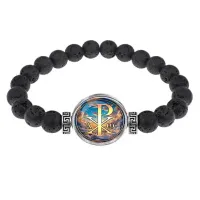 Браслет из лавы, Хризма C1004003