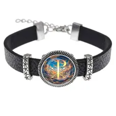 Кожаный браслет, Хризма C1004011