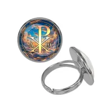 Кольцо металлическое, цвет серебро, Хризма C1004015