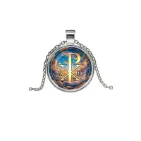 Кулон, цвет серебро, с цепочкой, Хризма C1004026