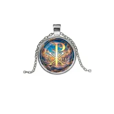 Кулон, цвет серебро, с цепочкой, Хризма C1004026