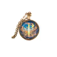 Кулон, цвет бронза, с цепочкой, Хризма C1004028