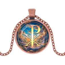 Кулон, цвет медь, с цепочкой, Хризма C1004030