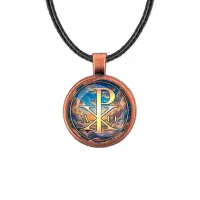 Кулон, цвет медь, со шнурком, Хризма C1004031