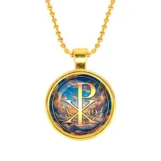 Кулон, цвет золото, с цепочкой, Хризма C1004032