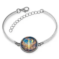 Браслет металлический, цвет серебро, Хризма C1004046