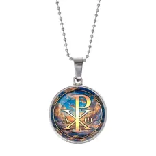 Кулон, цвет серебро, с цепочкой, Хризма C1004053