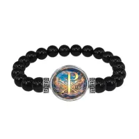 Браслет из чёрного агата, Хризма C1004056