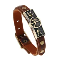 Кожаный браслет Пацифик, 197х15 BS333-1