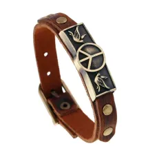 Кожаный браслет Пацифик, 197х15 BS333-1