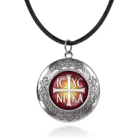 Арома-кулон металлический, Крест Просфорный Константиновский C1005063