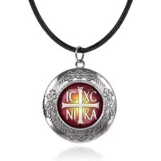 Арома-кулон металлический, Крест Просфорный Константиновский C1005063