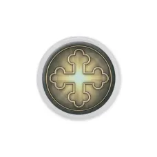 Акриловый магнит, Крест Трилистниковый C1006001