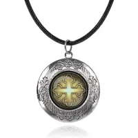 Арома-кулон металлический, Крест Трилистниковый C1006063