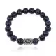 Браслет с руной Беркана и синт.камнем Синий авантюрин BSRM-21-02
