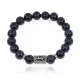 Браслет с руной Эйваз и синт.камнем Синий авантюрин BSRM-22-02