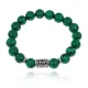 Браслет с руной Эйваз и синтетическим камнем Малахит BSRM-22-12