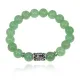 Браслет с руной Манназ и нат.камнем Нефрит BSRM-23-13