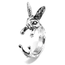 Кольцо Кролик безразмерное KL382
