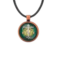 Кулон, цвет медь, со шнурком, Крест Голгофа C1007031