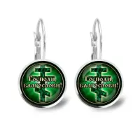 Серьги металлические, Господи, Благослави! C1009038