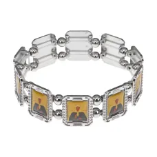 Христианский браслет Матрона Московская, цвет серебряный BS013-7