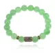 Браслет со славянской руной Нужда и нат.камнем Нефрит BSRK-05-13