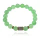 Браслет со славянской руной Треба и нат.камнем Нефрит BSRK-07-13