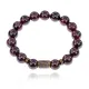 Браслет со славянской руной Есть и нат.камнем Гранат BSRK-17-06