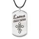 Именной жетон на шнурке Елена ACZ-850