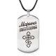 Именной жетон на шнурке Марина ACZ-865
