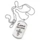 Именной жетон на цепочке Елена ACZ2-850