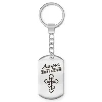 Именной брелок-жетон Агафья BKZ-823