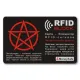 Защитная RFID-карта Пентаграмма, металл RF002