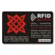 Защитная RFID-карта Звезда Руси, металл RF005